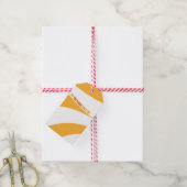 Étiquettes-cadeau Oh, Les Endroits Où Tu Vas Aller ! Orange Swirls (Avec de la ficelle)