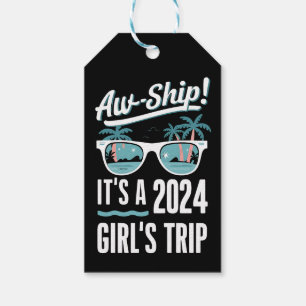 Étiquettes-cadeau Oh mon dieu, c'est un groupe de voyage de filles 2