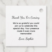 Étiquettes Cadeau Oh mon garçon, Aventure Attend, Bleu (Dos)