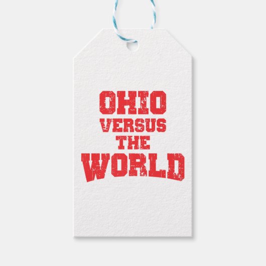 ÉTIQUETTES-CADEAU OHIO CONTRE LE MONDE (Devant)