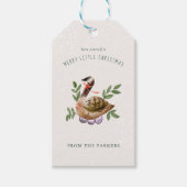 Étiquettes-cadeau Oie | 12 Jour de Noël (Devant)