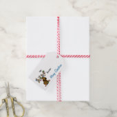 Étiquettes-cadeau Oie de Noël festive (With Twine)