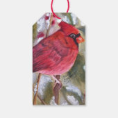 ÉTIQUETTES-CADEAU OISEAU CARDINAL ROUGE DE BALLES CADEAUX SANTA CLAU (Dos)