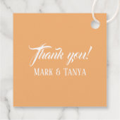 Étiquettes Cadeau Oiseau tropical du Paradis Mariage floral (Dos)