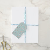 Étiquettes-cadeau Oiseaux et fleurs (Avec de laficelle)