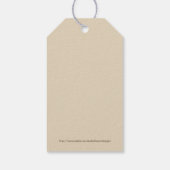 Étiquettes-cadeau Oiseaux Et Maison Shabby Chic (Dos)