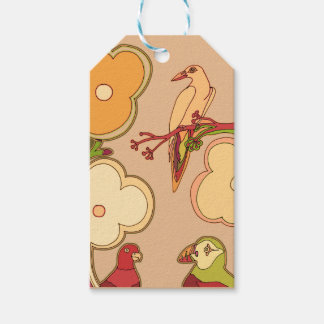 Étiquettes-cadeau Oiseaux Fantaisistes