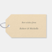 Étiquettes-cadeau Oiseaux sur branche sainte (Dos (Horizontal))