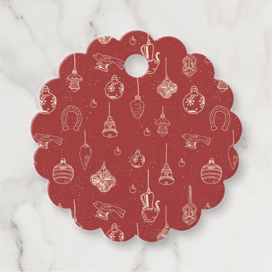 Étiquettes Cadeau Old-fashioned gift tag (Devant)