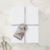 Étiquettes-cadeau Old Fashioned Santa Claus Merry Christmas (Avec de la ficelle)