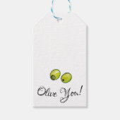 Étiquettes-cadeau Olive (Devant)