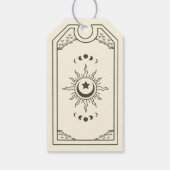 Étiquettes-cadeau Olive Elegant Mariage de Tarot gothique (Dos)