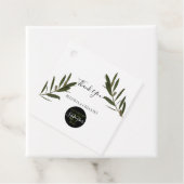 Étiquettes Cadeau Olive Feuille verdure Mariage Cadeau (En situation)