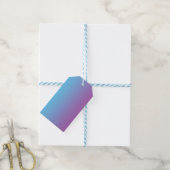 Étiquettes-cadeau Ombre bleu et violet (With Twine)
