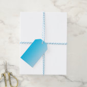Étiquettes-cadeau Ombre bleue (With Twine)