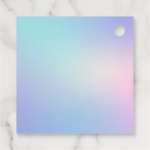 Étiquettes Cadeau Ombre holographique (Dos)