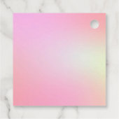 Étiquettes Cadeau Ombre holographique (Dos)