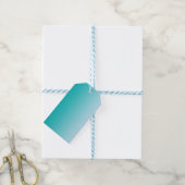 Étiquettes-cadeau Ombre turquoise (With Twine)