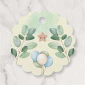 Étiquettes Cadeau on peut attendre baby shower bear (Dos)