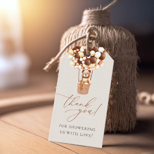 Étiquettes-cadeau On Peut Attendre ! Baby shower Invitation Don Ta