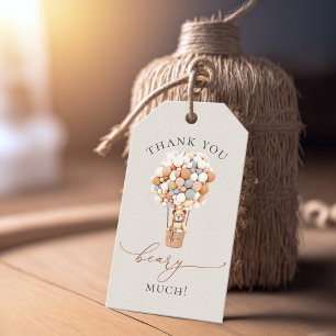 Étiquettes-cadeau On Peut Attendre ! Baby shower Invitation Don Ta