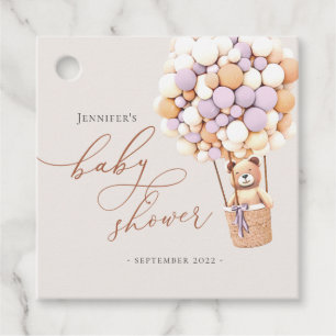 Étiquettes Cadeau On Peut Attendre ! Balises baby shower Favoriser
