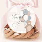 Étiquettes Cadeau On Peut Attendre | Garçon bleu neutre