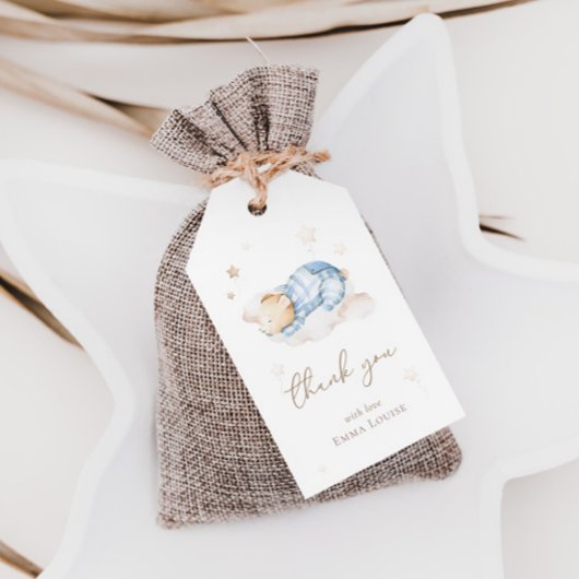 Étiquettes-cadeau On peut attendre Teddy Bear Merci