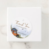 Étiquettes Cadeau One Happy Camper Camping Boy Birthday (En situation)