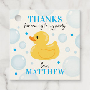 Étiquettes Cadeau One Lucky Duck 1st Birthday Merci Favoriser Tags