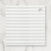 Étiquettes Cadeau One Silly Goose Green Bow 1st Birthday (Dos)