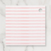 Étiquettes Cadeau One Silly Goose Pink Bow 1st Birthday (Dos)