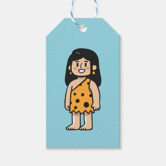 Étiquettes-cadeau Oona femme des cavernes