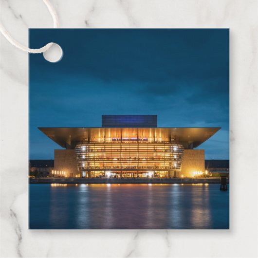 Étiquettes Cadeau Opéra de Copenhague (Devant)