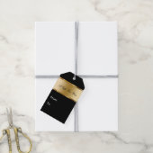 Étiquettes-cadeau Or Classique Et Noir (Avec de la ficelle)