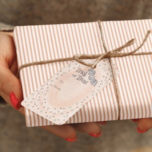 Étiquettes-cadeau Orange Trick ou traitement à partir de Baby Hallow