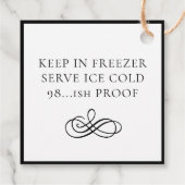 Étiquettes Cadeau Orangecello Maison (Dos)