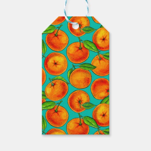 Étiquettes-cadeau Oranges (Devant)