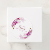 Étiquettes Cadeau Orchidée Tropicale (En situation)