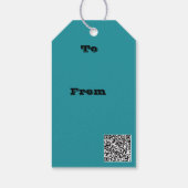 Étiquettes-cadeau Original Moderne Un Design D'Art Abstrait (Dos)