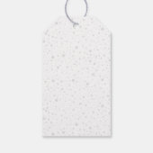 Étiquettes-cadeau Ornement de Noël élégant (Dos)