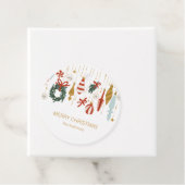 Étiquettes Cadeau Ornements de Noël Joyeux Noël (En situation)