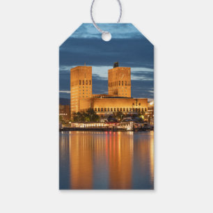 Étiquettes-cadeau Oslo City Hall Norvège