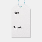 Étiquettes-cadeau Ours de Vacances - Art Enfants pour CHOC (Dos)