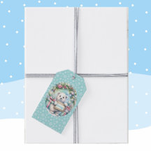 Ours polaire mignon Personnaliser le texte Noël