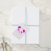 Étiquettes-cadeau Ours rose Kawaii Panda (Avec de laficelle)
