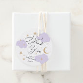 Étiquettes Cadeau Over the Moon Baby Shower  (En situation)