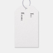 Étiquettes-cadeau Owl Be, collection Illustrations de hibou d'arty m (Dos)