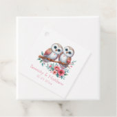 Étiquettes Cadeau Owl Woodland Boho Rustic Country Wedding  (En situation)