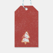 Étiquettes-cadeau Pain de gingembre mignon de style moderne (Dos)